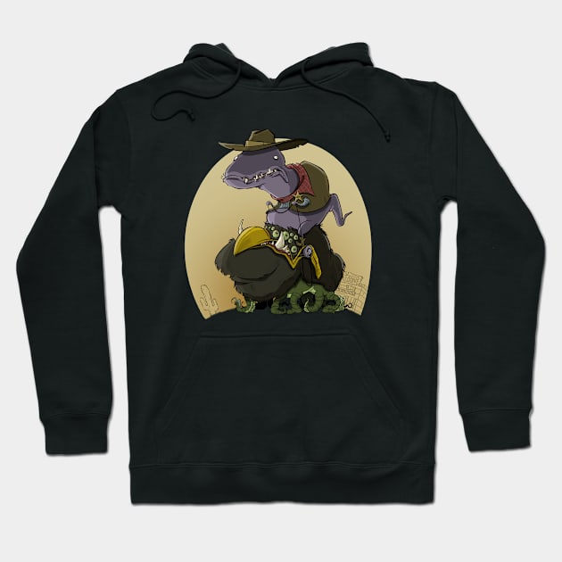 Jurassic Sheriff Hoodie by westinchurch